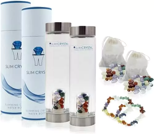 SLIMCRYSTAL water bottles