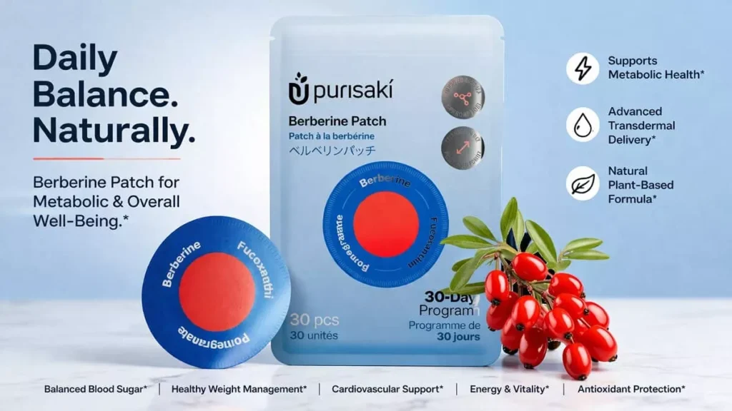 Purisaki Berberine Patches Review: A Smarter, Easier Way to Support Weight Management